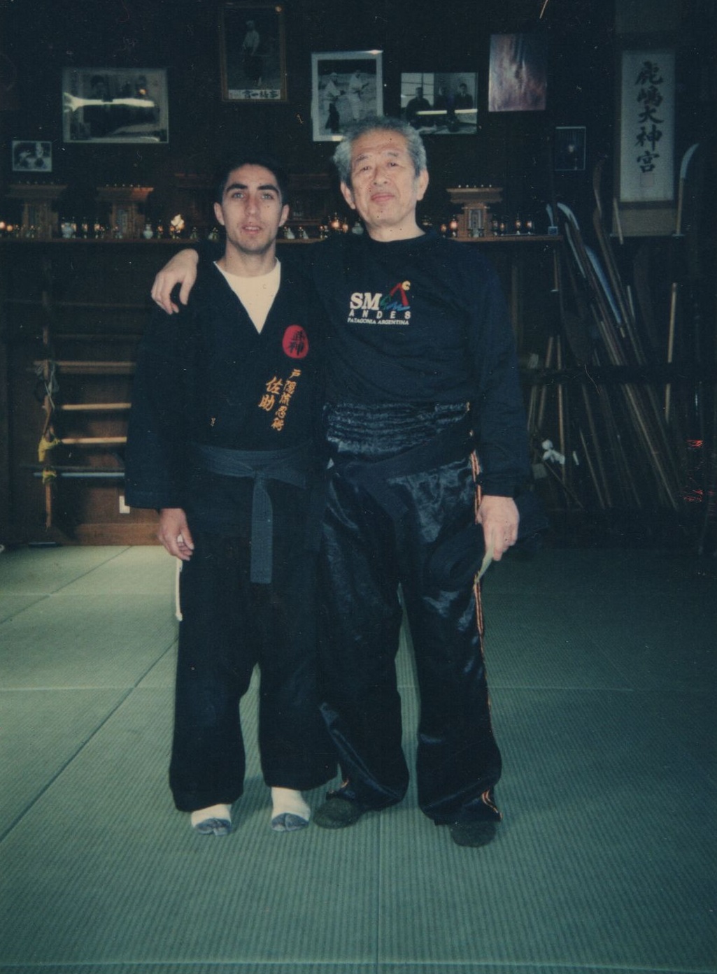 Bujinden Noda Shi - Japan. Junto a Hatsumi Sensei